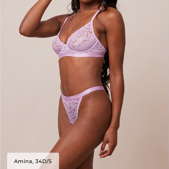 Balcony Bra & Thong Set
Lilac - Picture 7 of 8